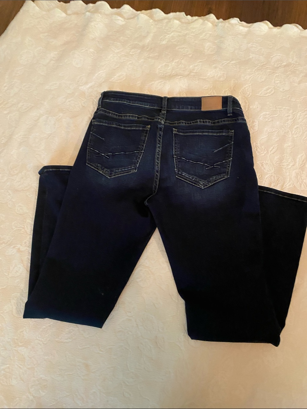 BKE Dark Indigo Flare Jeans - Picture 3 of 6